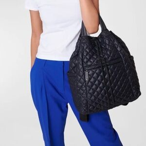 MZ Wallace Metro Convertible Backpack - black